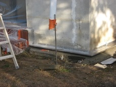 Mise en place d'un profilé de départ